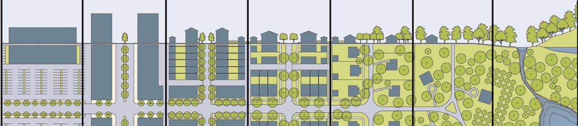 banner image of the urban - rural transect